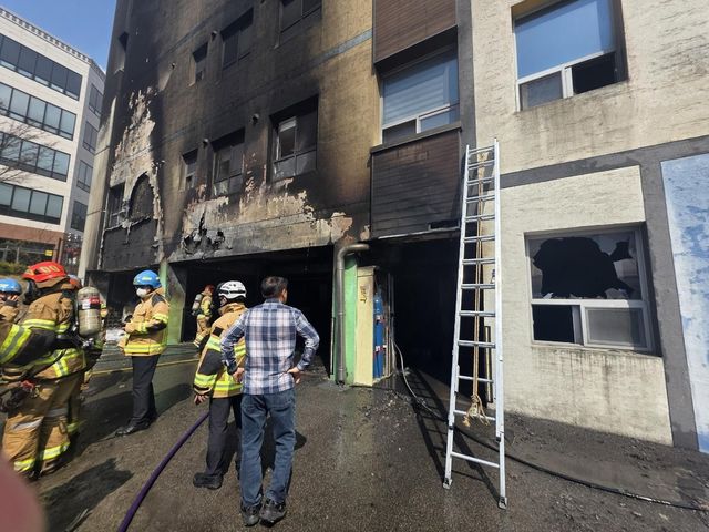 광주 광산구 어린이집 건물 화재