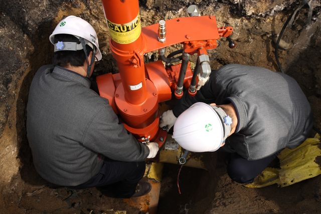 도시가스 배관망 설치