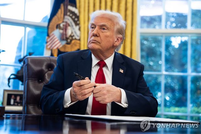 도널드 트럼프 미국 대통령