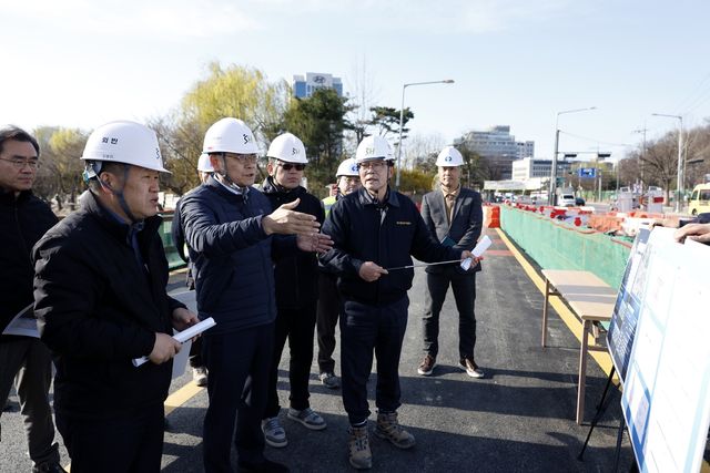 황상하 SH공사 사장, 기반시설 건설현장 점검