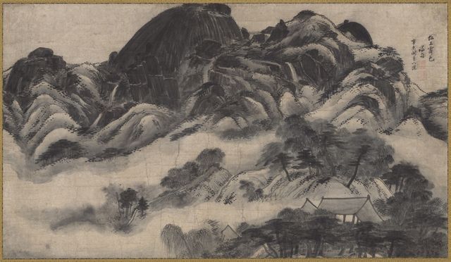 국보 '인왕제색도', 조선, 1751년, 종이에 수묵, 79.2 x 138.2 cm[호암미술관 제공. 재판매 및 DB 금지]