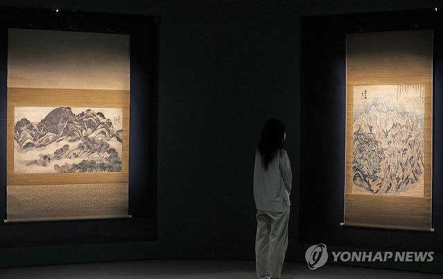 '인왕제색도'와 '금강전도'를 한눈에