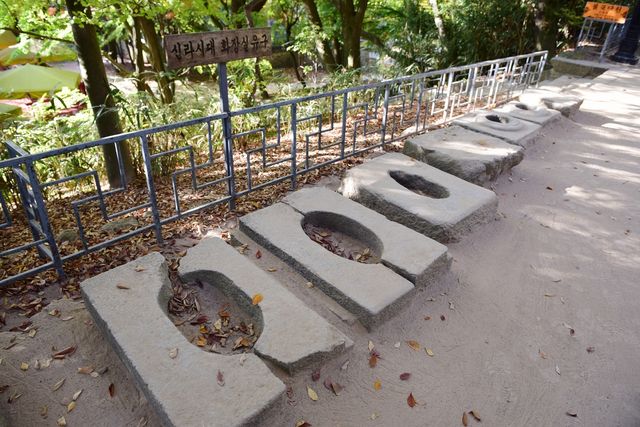 불국사 야외전시관 모습 