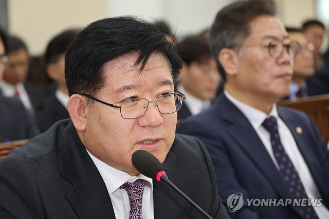 답변하는 이호영 경찰청장 직무대행