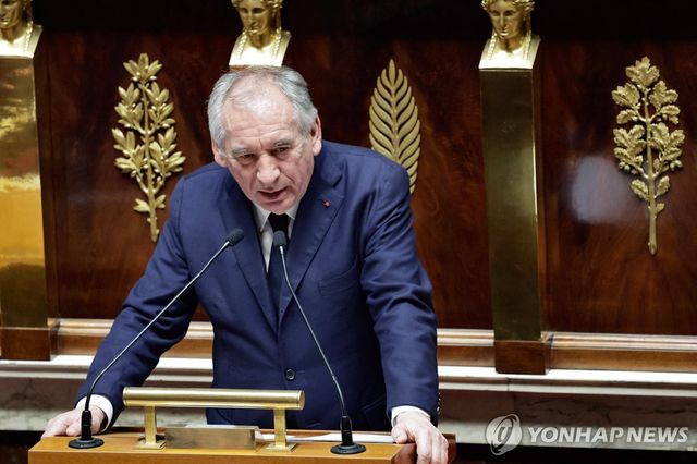 3일(현지시간) 의회 연설하는 프랑수아 바이루 프랑스 총리
