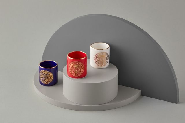 곤룡포 잔 세트