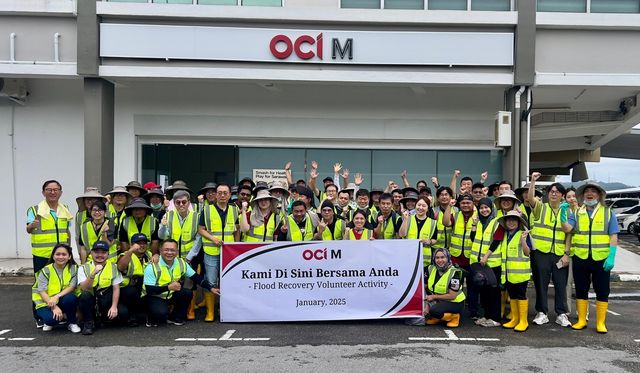 수해 복구 자원봉사 나선 OCI 테라서스(옛 OCI M)