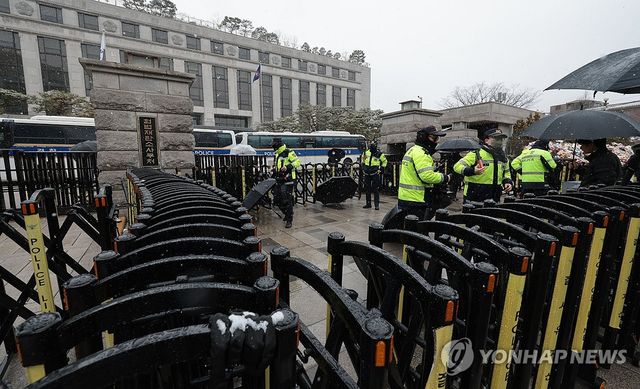 윤석열 대통령 탄핵 심판 선고 앞둔 헌재
