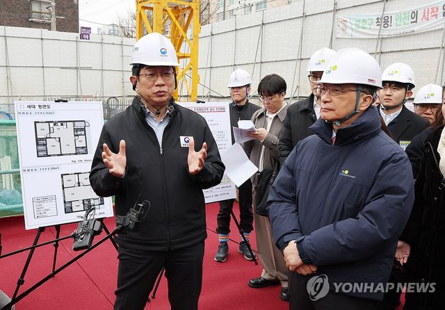 주택공급 현장 방문한 박상우 국토부 장관