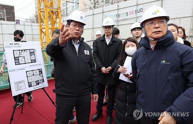 주택공급 현장 방문한 박상우 국토부 장관