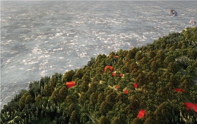 부산 이기대 예술공원 예상도 중 바닷가 숲속 갤러리