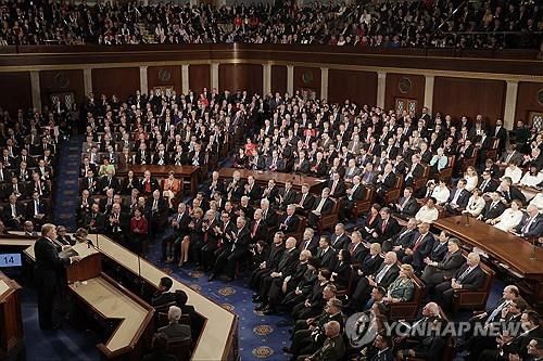 트럼프 대통령의 지난 2017년 2월28일 집권 1기 첫 의회 연설