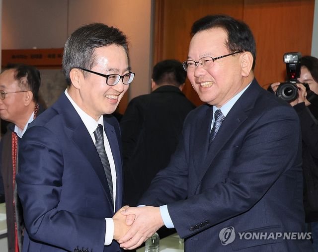 김부겸 전 총리와 김동연 경기도지사