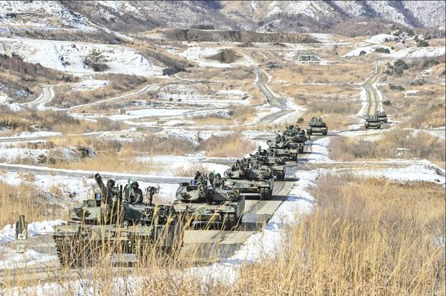 한미 통합화력 실사격 훈련