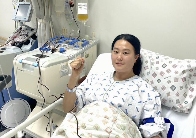 조혈모세포 기증한 육군 손화진 대위