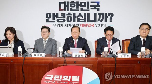 국민의힘 비상대책위원회의