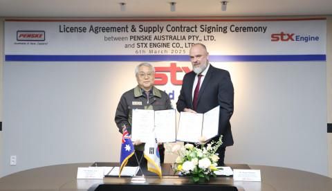 STX엔진, 호주 펜스케와 대규모 엔진 공급·기술이전 계약