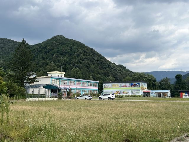 강원 영월군 구 문곡초등학교 전경