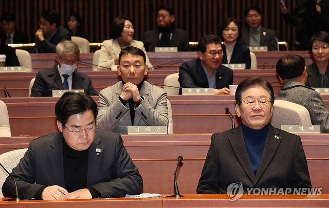 이재명 대표와 박찬대 원내대표