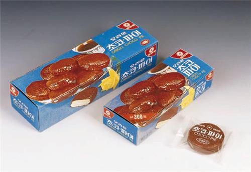 출시 초기 초코파이