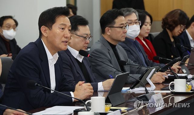 발언하는 오세훈 시장