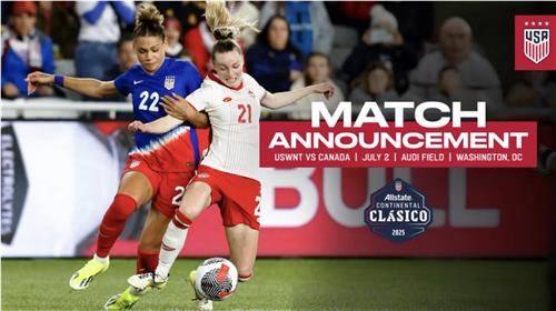 미국 vs 캐나다 여자축구 평가전