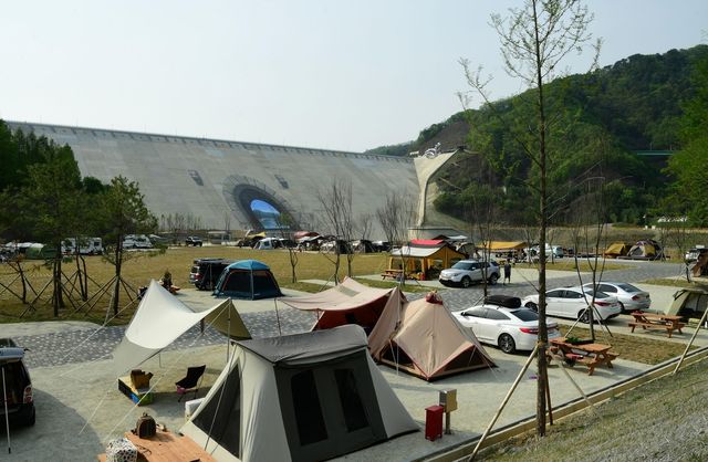 평화의댐 캠핑장