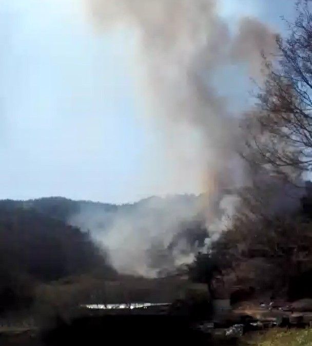 진주 명석면 산불