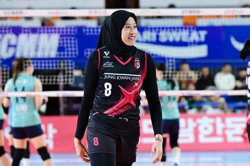 여자부 정관장의 아시아 쿼터 선수 메가