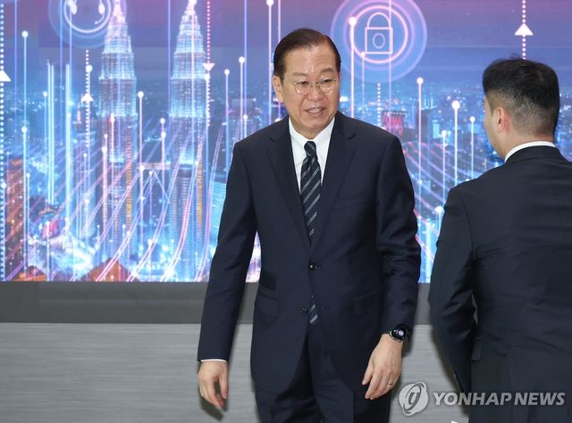 AI 생태계 구축을 위한 간담회 참석하는 권영세 비대위원장