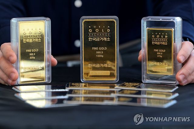 국제 금값, 최고치 경신…안전자산선호에 상승