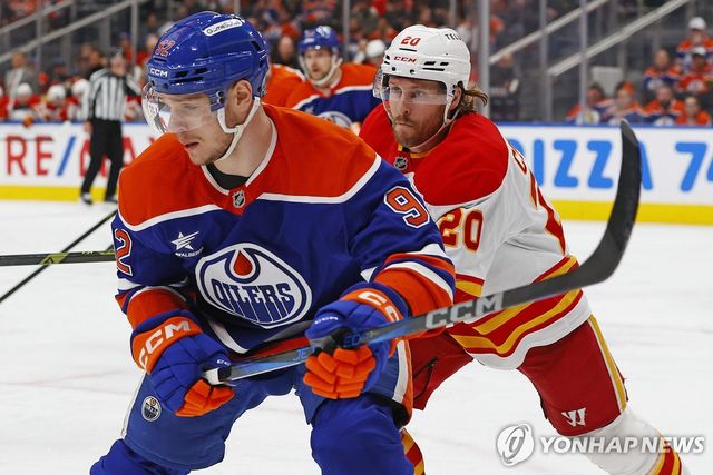 캐나다를 대표하는 NHL 구단 에드먼턴 오일러스와 캘거리 플레임스의 경기