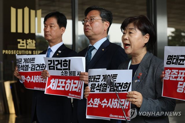 윤석열 부부 소환 촉구 나선 민주당 명태균 진상조사단