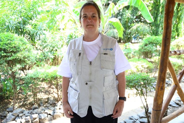 연합뉴스와 인터뷰하는 노알라 스키너 유니세프 남수단사무소 대표