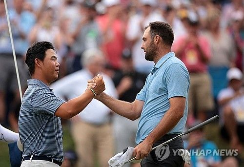 김주형과 셰플러.