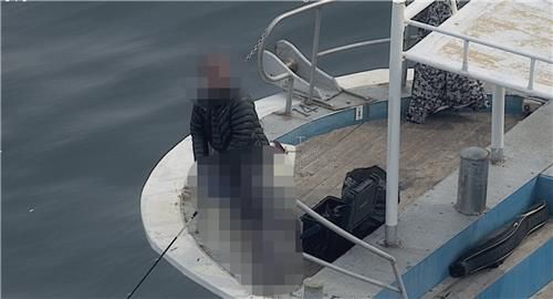 구명조끼 미착용 낚시객