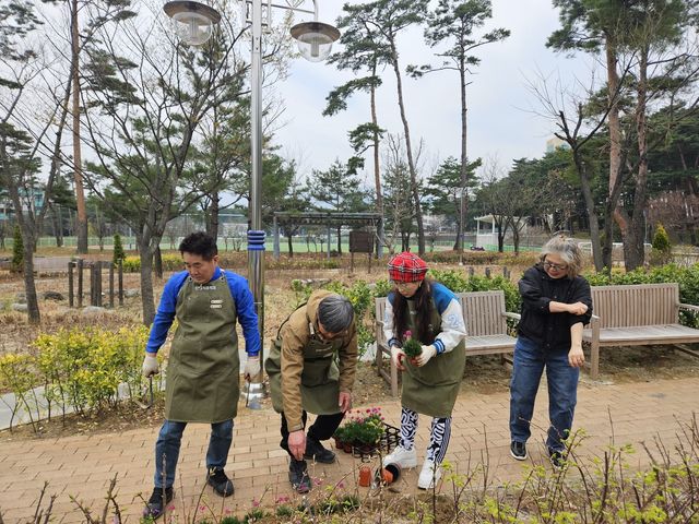 관동 캠퍼스 정원 개장