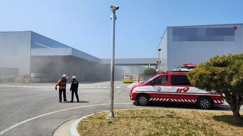 서산 자동차 부품공장에 불