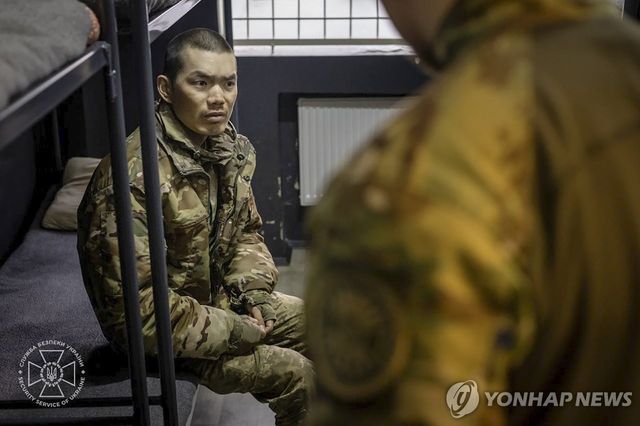 생포된 중국인 남성