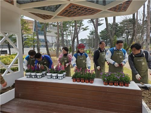 관동 캠퍼스 정원 개장