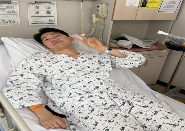 수술을 앞둔 김차영 주무관