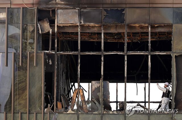 부산 기장군 반얀트리 리조트 공사장 화재