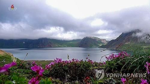 북한 중앙TV, '백두산 8경' 담은 기록영화 방영