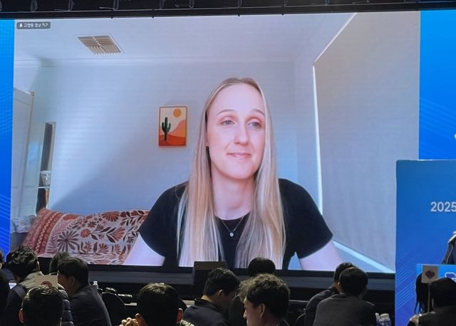 아시아 쿼터 여자부 전체 1순위 지명을 받은 페퍼저축은행 스테파니 와일러 