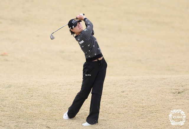 방신실의 3라운드 경기 모습. 