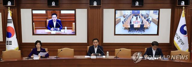 대외경제장관회의, 발언하는 최상목 부총리