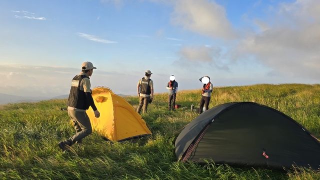 오대산국립공원 내 야영 행위 단속
