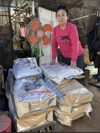 동물단체가 기부한 사료