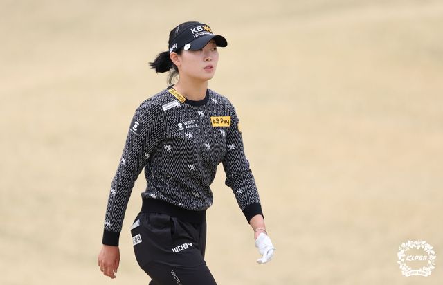 방신실의 3라운드 경기 모습. 