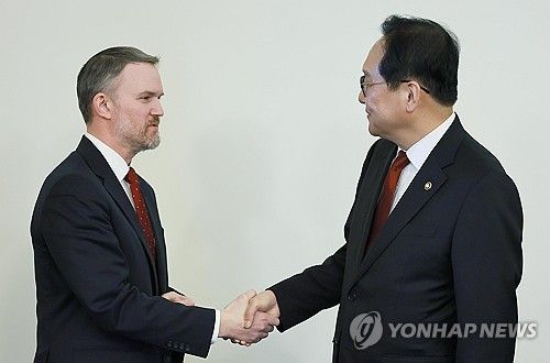 미국 USTR 만난 정인교 산업부 통상교섭본부장 